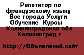 Репетитор по французскому языку - Все города Услуги » Обучение. Курсы   . Калининградская обл.,Калининград г.